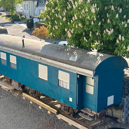 Вилла Gleis 1, Eisenbahn Waggon Mit Whirlpool Und Ofen Кроненбург Экстерьер фото
