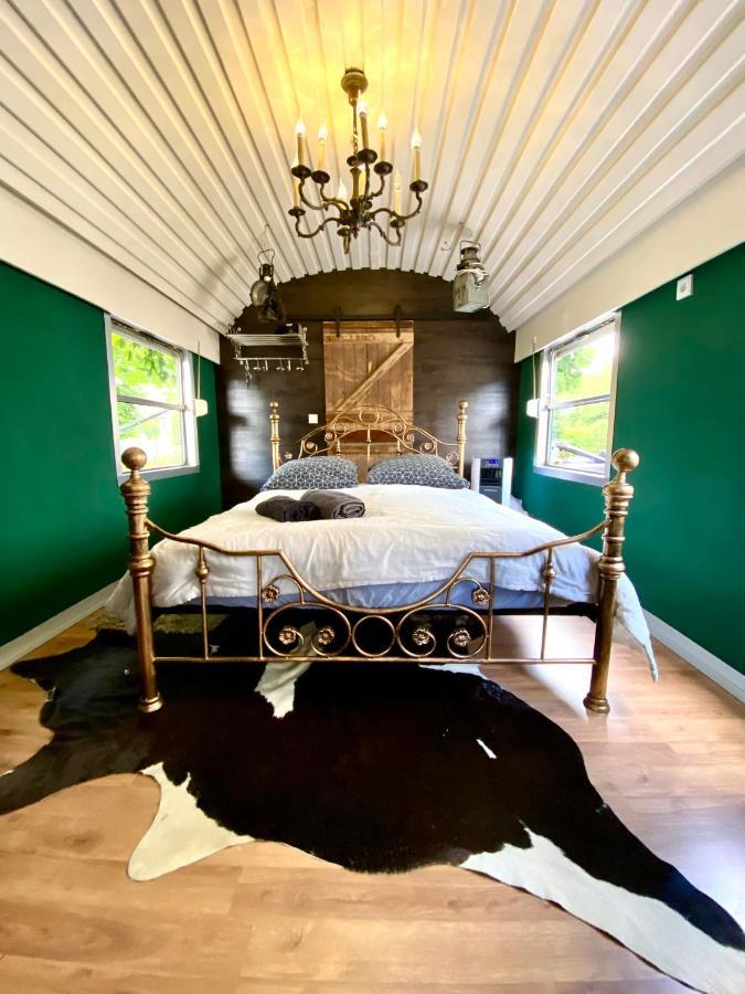 Вилла Gleis 1, Eisenbahn Waggon Mit Whirlpool Und Ofen Кроненбург Экстерьер фото